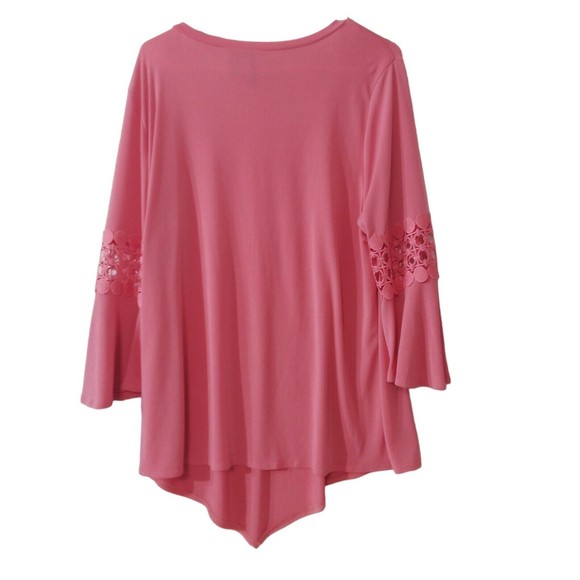 Women's New Direction Peach Lace Detail‎ On Arm  Size XL - Picture 7 of 16